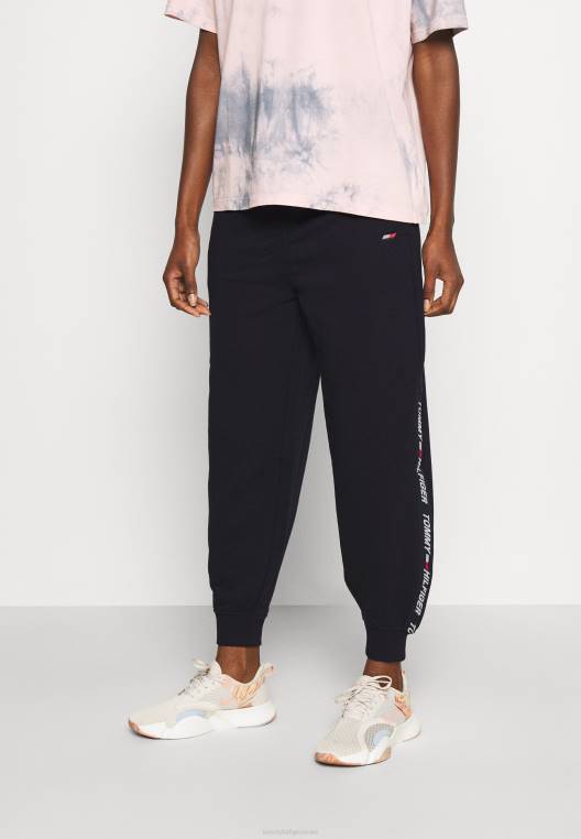 תחתונים של חליפת אימונית מכנסיים עם חפתים עם סרט נינוח NX208784 שמיים מדבריים Tommy Hilfiger