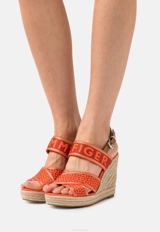 סנדלי טריז גבוה NX208796 אלמוג הוואי Tommy Hilfiger