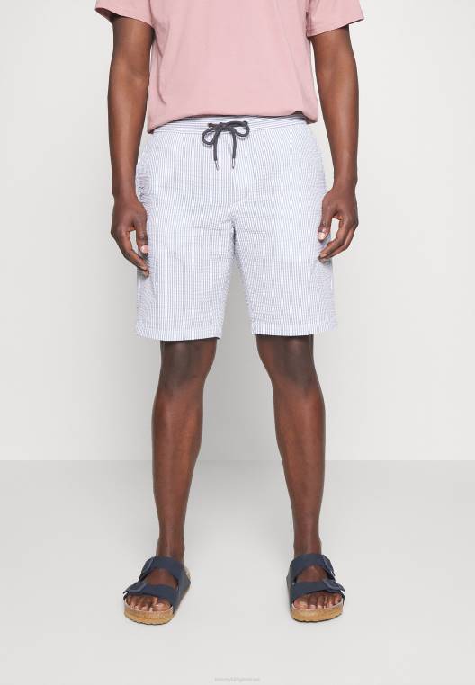 מכנסיים קצרים עם פסים של איטהקה של הארלם NX208797 כחול פחם Tommy Hilfiger