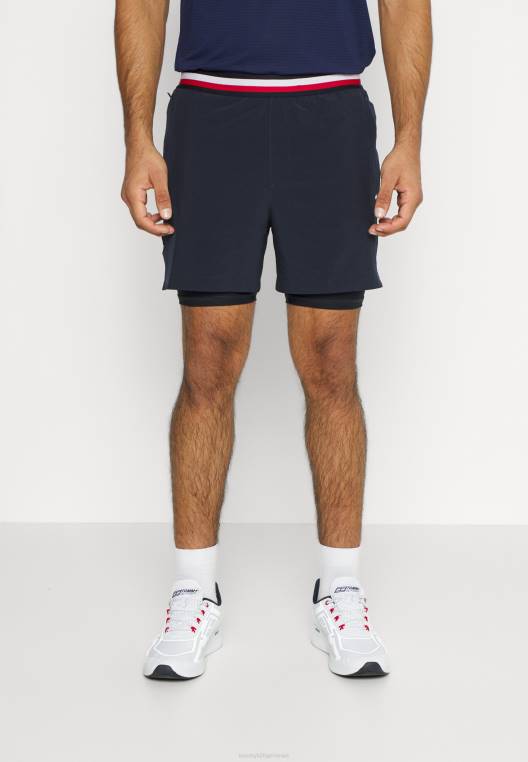 מכנסי ספורט קצרים לאימון חיוניים NX208808 שמיים מדבריים Tommy Hilfiger