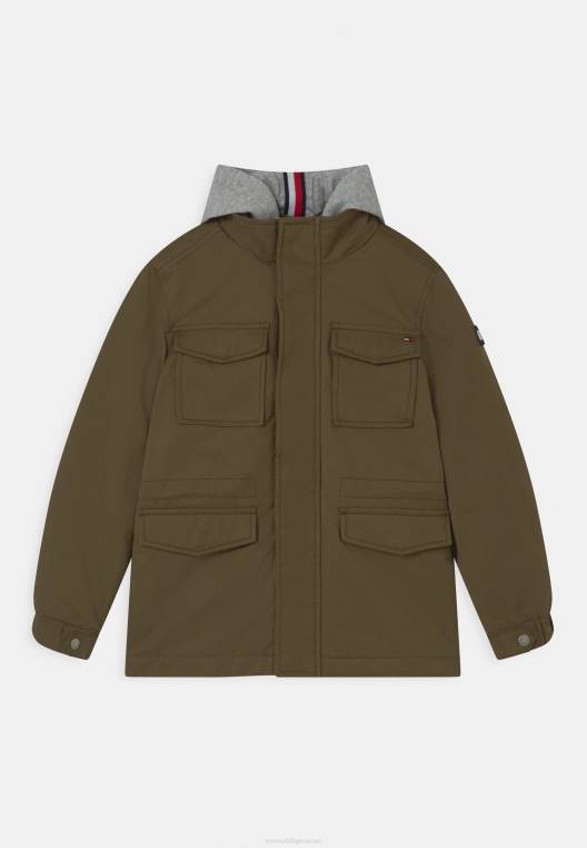 מעיל חורף שדה NX208809 עץ זית Tommy Hilfiger