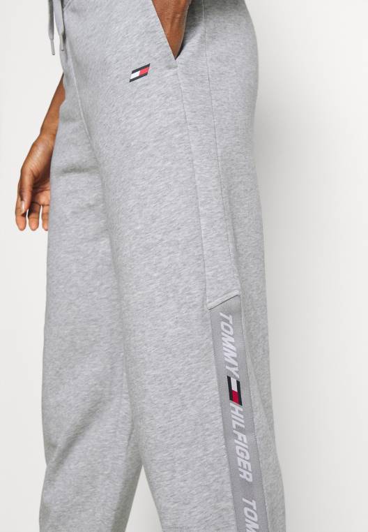 תחתונים של חליפת אימונית מכנסיים עם חפתים עם סרט נינוח NX208810 אברש אפור בהיר Tommy Hilfiger
