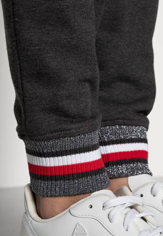 תחתונים רגועים של חליפת אימונית לורקס NX208811 אברש אפור כהה Tommy Hilfiger