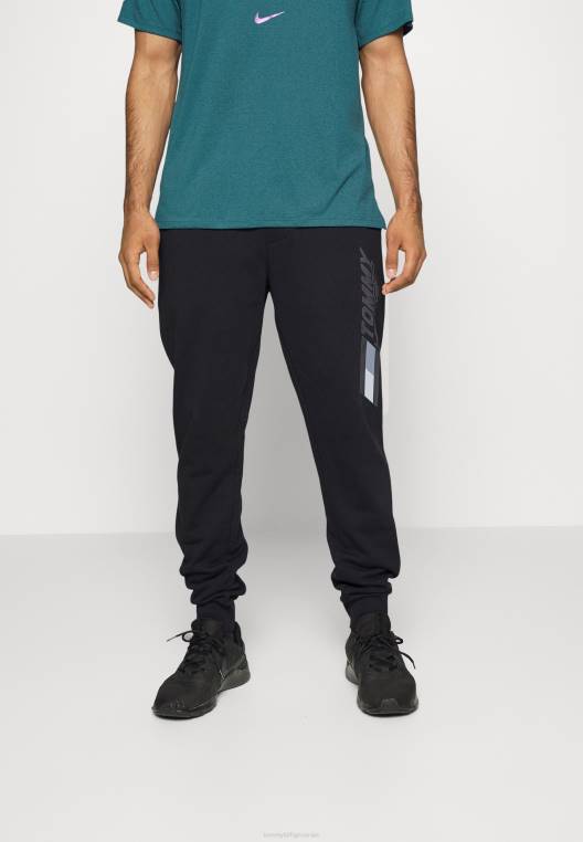 מכנסיים גרפיים עונתיים תחתונים NX208825 שָׁחוֹר Tommy Hilfiger