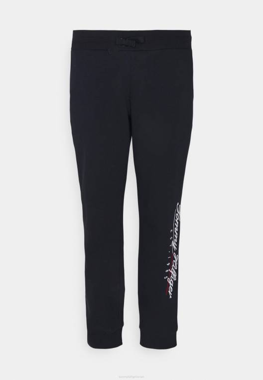 רקמת תסריט תחתונים של אימונית לשני המינים NX208830 שמיים מדבריים Tommy Hilfiger