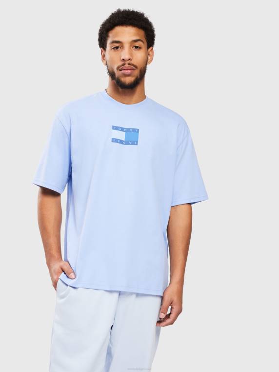 חולצת טריקו אחורית לוגו גווני NX20885 כחול בינוני Tommy Hilfiger