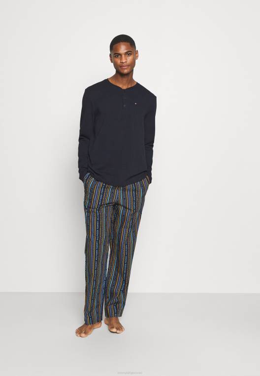 תחתוני פיג'מה מכנסיים מקוריים NX208861 כְּחוֹל Tommy Hilfiger