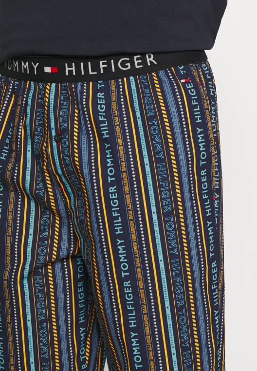 תחתוני פיג'מה מכנסיים מקוריים NX208861 כְּחוֹל Tommy Hilfiger