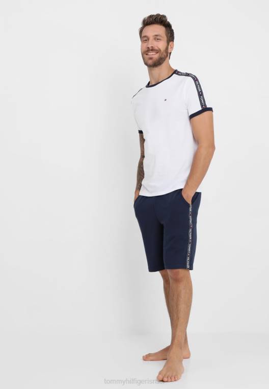 חולצת פיג'מה טי NX208863 לבן Tommy Hilfiger