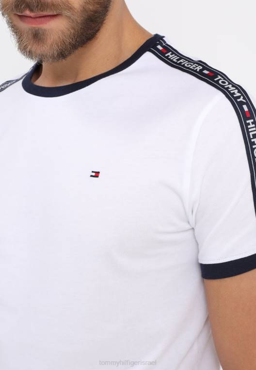 חולצת פיג'מה טי NX208863 לבן Tommy Hilfiger