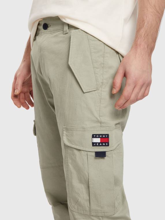 מכנסי איתן מטען NX20887 ערבה דהויה Tommy Hilfiger