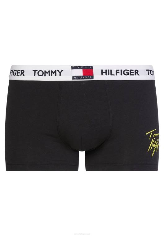 מכנסיים בהדפס תא מטען NX208910 שָׁחוֹר Tommy Hilfiger