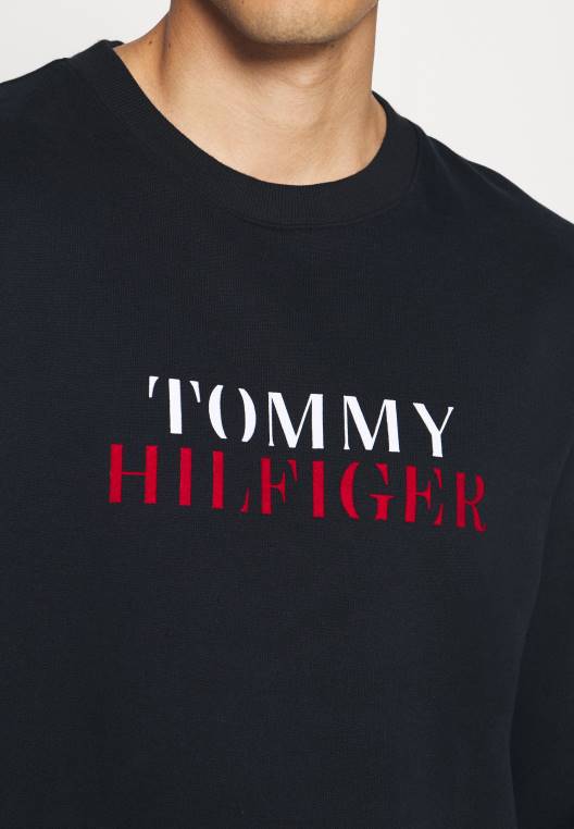 חולצת פיג'מה רכה במיוחד NX208918 שמיים מדבריים Tommy Hilfiger