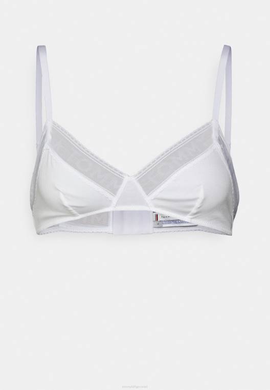 חזיית משולש לא מרופדת NX208920 לבן Tommy Hilfiger