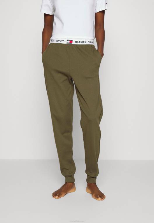 תחתוני פיג'מה מכנסיים NX208931 צבא ירוק Tommy Hilfiger