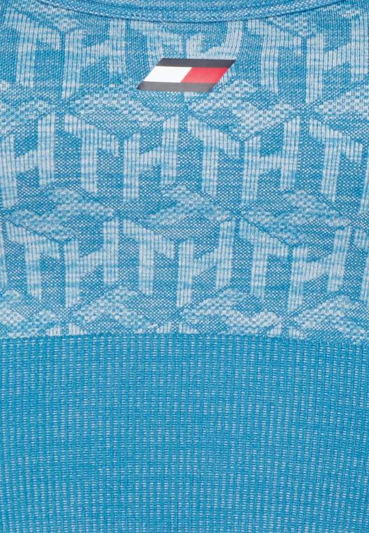 חזיית ספורט ללא תפרים בעוצמת אור NX208943 אינדיגו מאובק Tommy Hilfiger