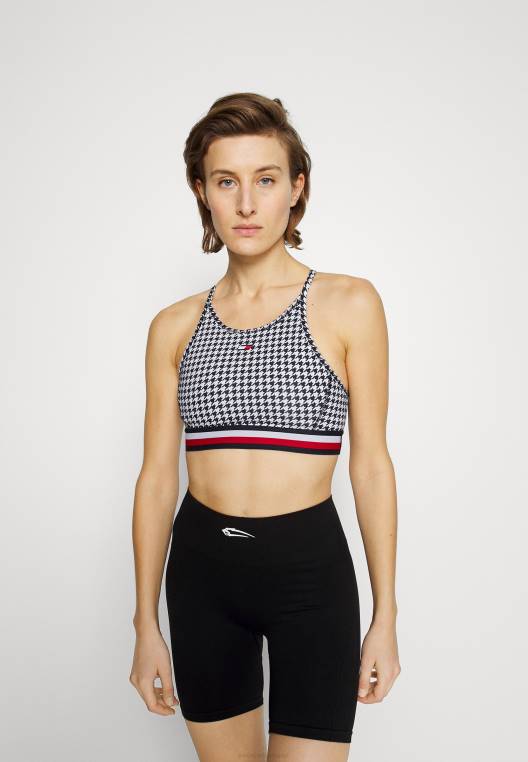 חזיית ספורט תומכת קלה בעוצמת קלה NX208950 שמיים מדבריים Tommy Hilfiger