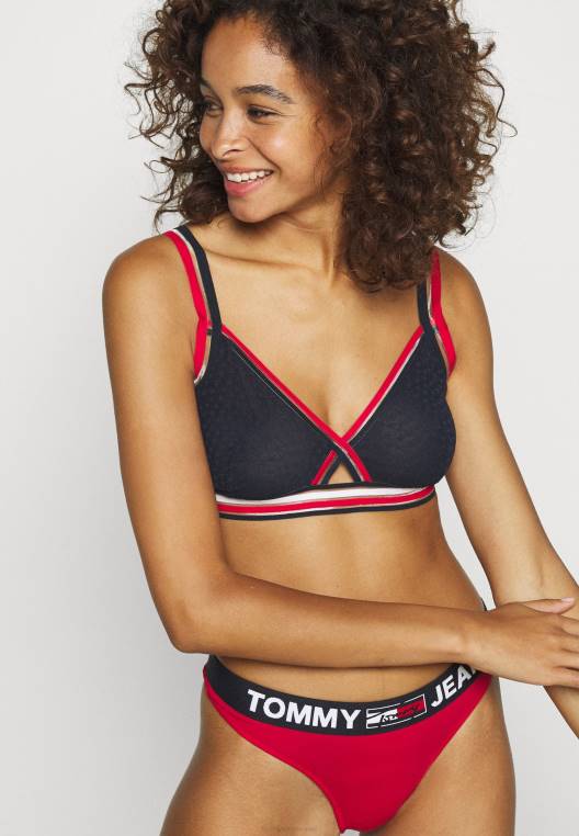 חזיית משולש ברלט פס שקוף NX208955 שמיים מדבריים Tommy Hilfiger