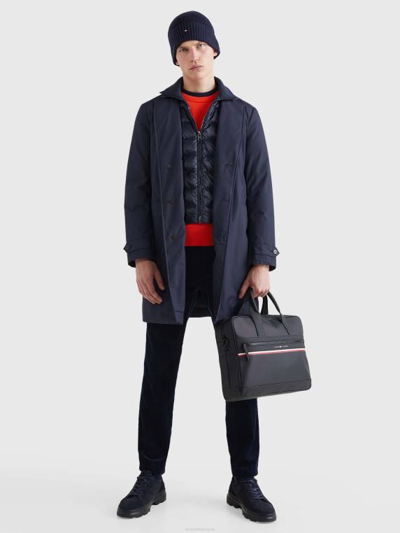 תיק למחשב נייד עם קלטת חתימה NX20895 שָׁחוֹר Tommy Hilfiger