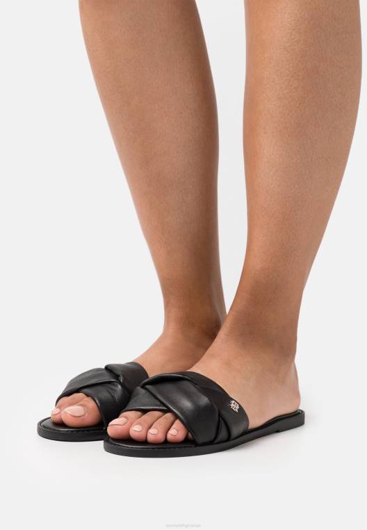 פרדות שטוחות באריגה נשית NX208964 שָׁחוֹר Tommy Hilfiger