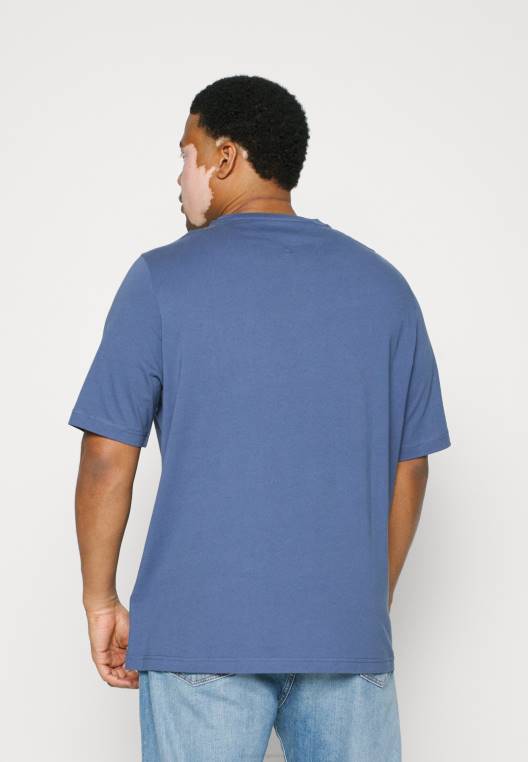 חולצת טי עם הדפס לוגו NX208969 אינדיגו דהוי Tommy Hilfiger