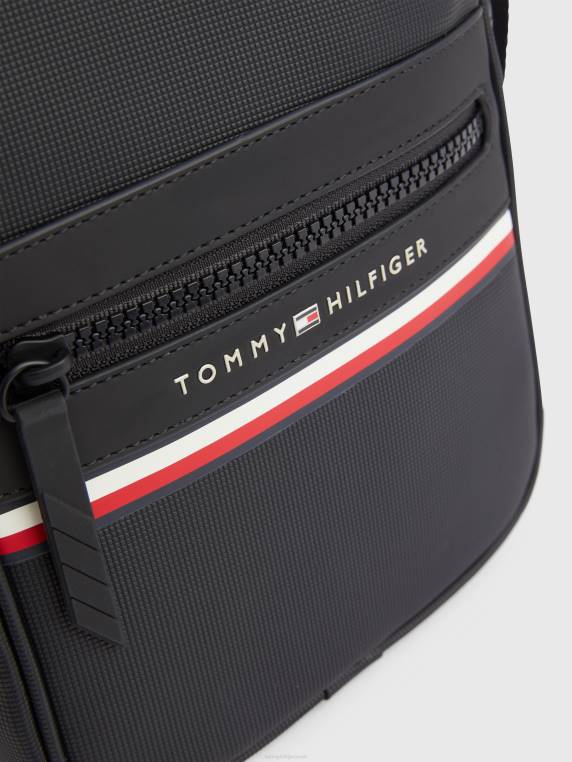 תיק עיתונאי קטן לוגו מתכת NX20897 שָׁחוֹר Tommy Hilfiger