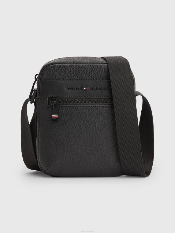 תיק כתב קטן מעור פרימיום NX20900 שָׁחוֹר Tommy Hilfiger