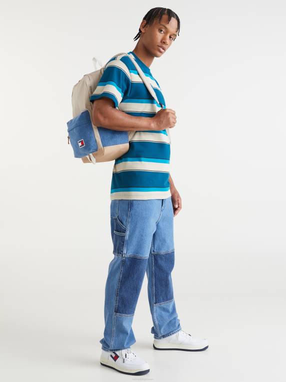 תרמיל כיפת קולג' NX20912 חול סוואנה/דנים Tommy Hilfiger