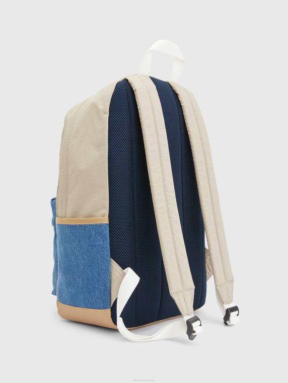 תרמיל כיפת קולג' NX20912 חול סוואנה/דנים Tommy Hilfiger