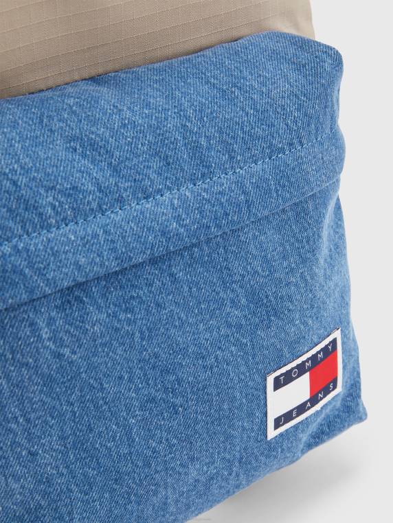 תרמיל כיפת קולג' NX20912 חול סוואנה/דנים Tommy Hilfiger