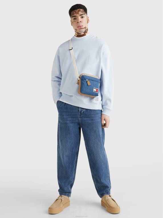 תיק עיתונאי מכללה NX20913 חול סוואנה/דנים Tommy Hilfiger