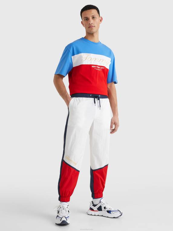 נעלי ריצה חסומות צבע NX20975 לבן/רב Tommy Hilfiger