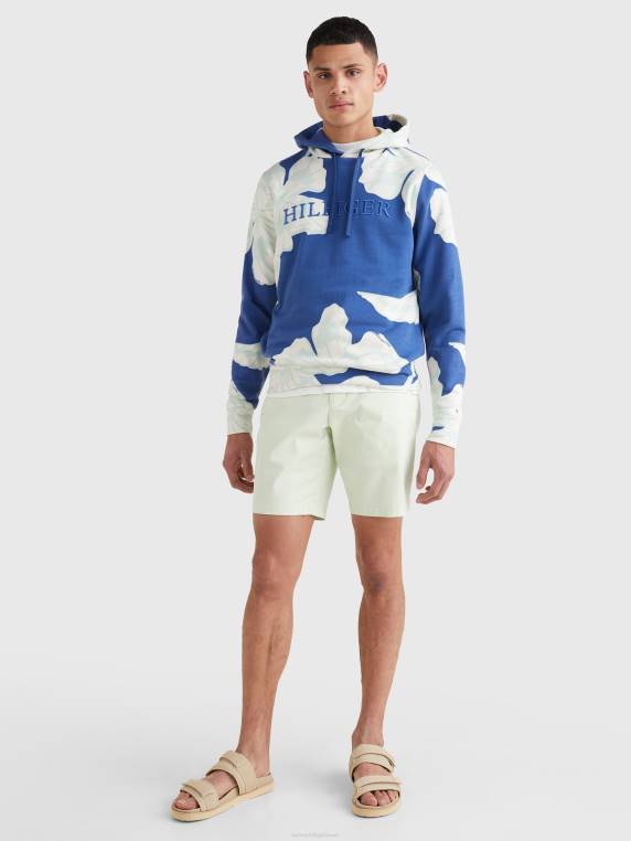 קפוצ'ון בהדפס פרחים NX20996 אינדיגו דמדומים Tommy Hilfiger