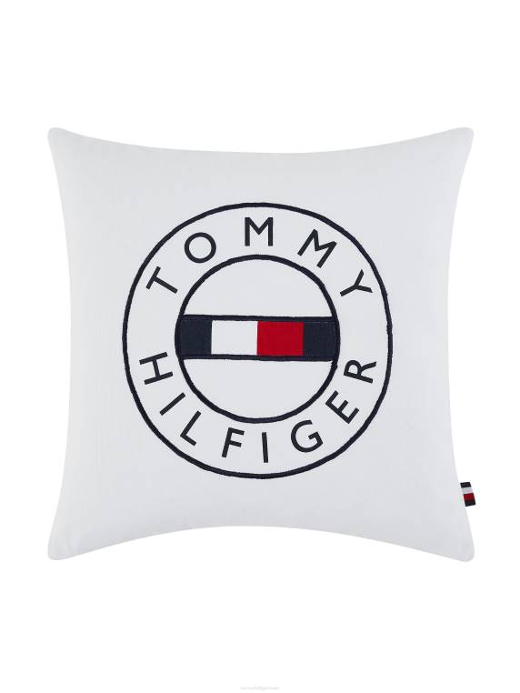 כרית דגל מעגל NX209 דגל עיגול לבן Tommy Hilfiger