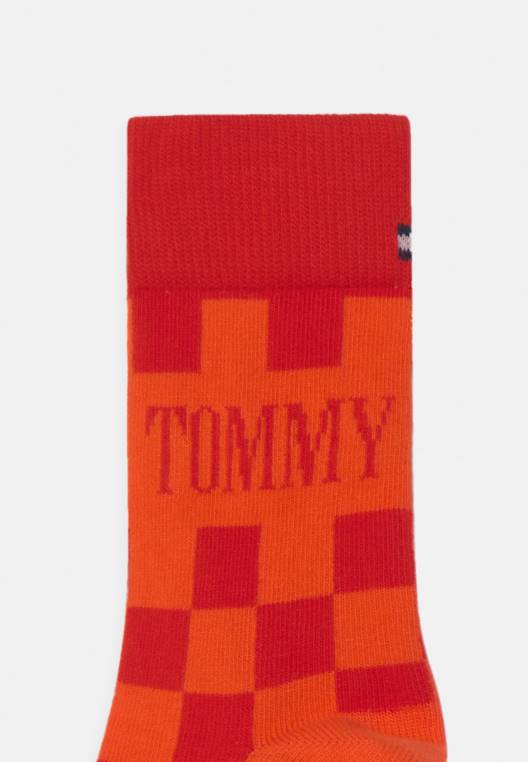 גרביים לילדים Racercheck מארז 4 NX207129 כתום/אדום/צי Tommy Hilfiger