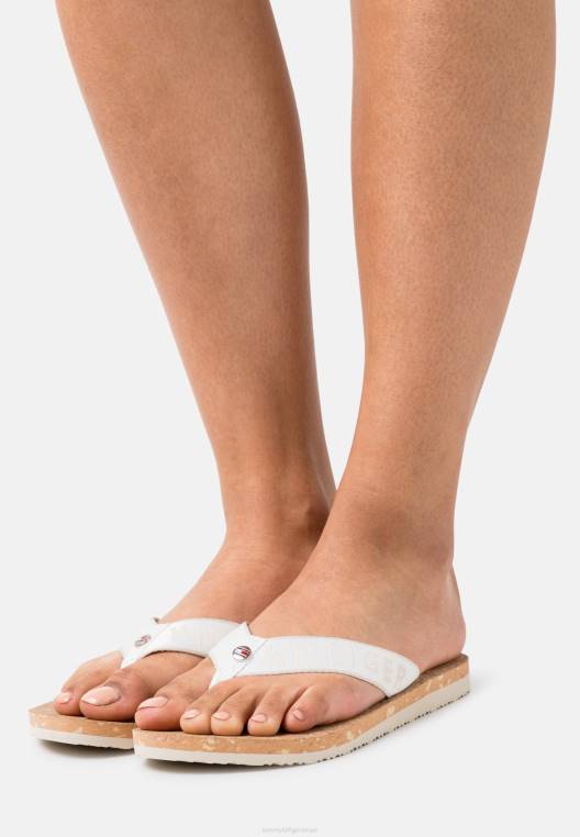סנדלי T-Bar חוף שטוחים NX205569 אקרו Tommy Hilfiger