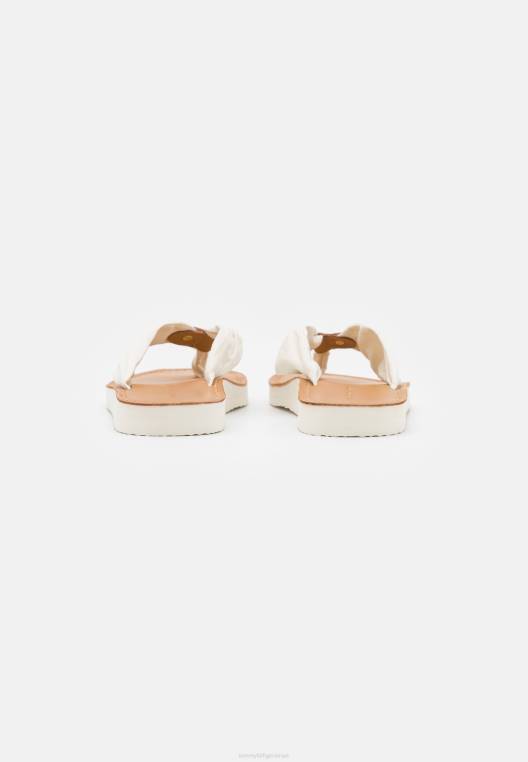 סנדלי T-Bar לחוף הים NX208322 שֶׁנהָב Tommy Hilfiger