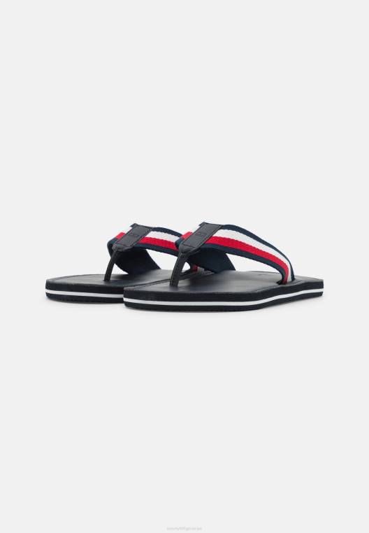 סנדלי T-Bar על החוף מוגבהים NX208464 שמיים מדבריים Tommy Hilfiger