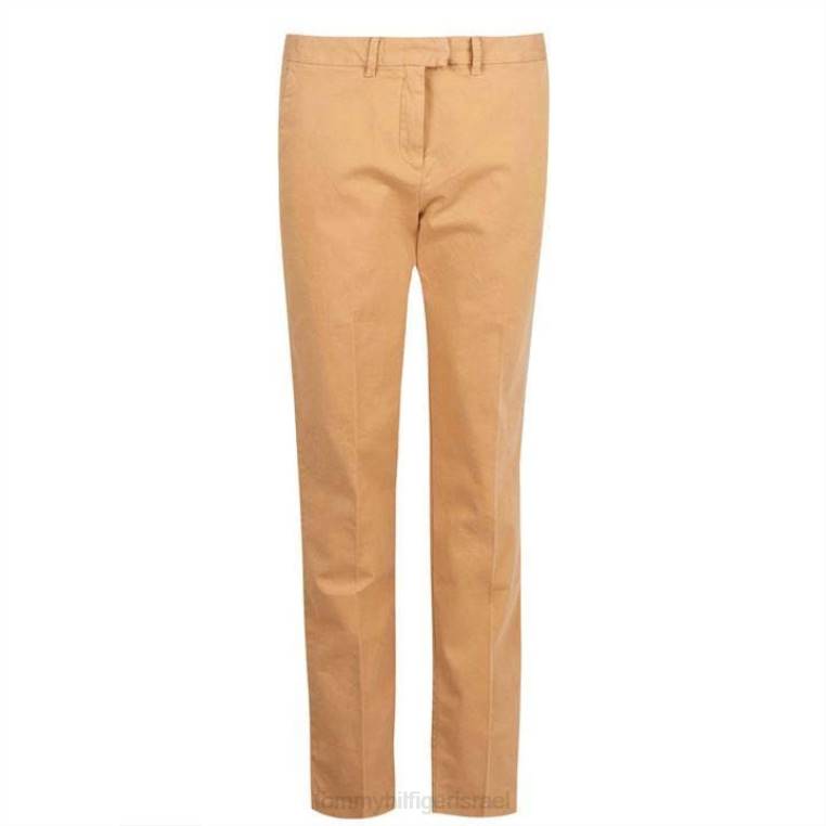 מכנסי צ'ינו בגזרה דקה של Tommy Heritage NX2019833 גמל קלאסי Tommy Hilfiger