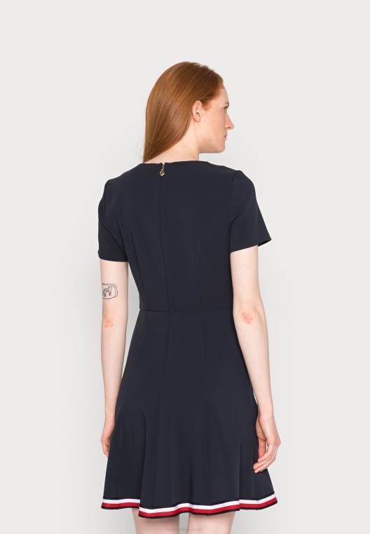 שמלת יום שמלה קצרה של angela f&f NX208310 שמיים מדבריים Tommy Hilfiger