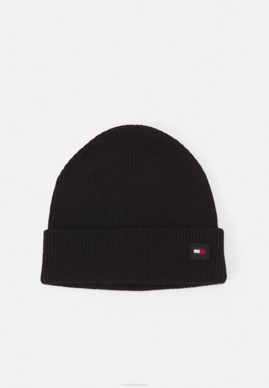 beanieunisex beanie smu NX204338 שָׁחוֹר Tommy Hilfiger