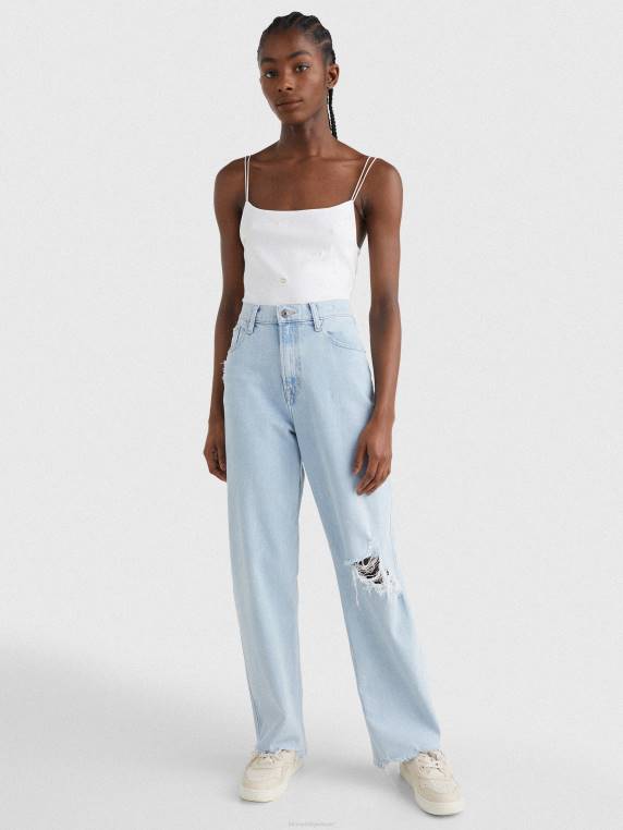 betsy mid rise ג'ינס רופף במצוקה NX202154 אור ג'ינס Tommy Hilfiger