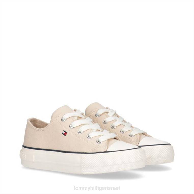 beverly canvas trainers junior NX2020765 בז' 500 Tommy Hilfiger