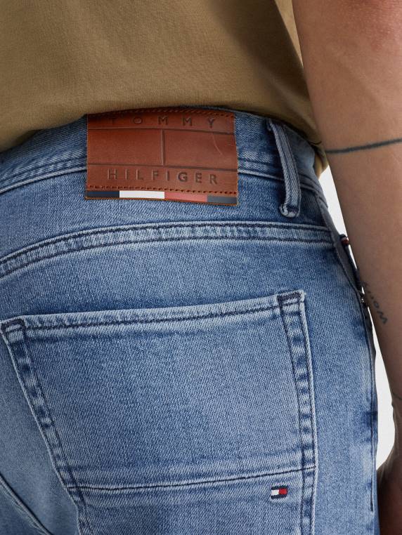 bleecker ג'ינס דהוי דק NX201025 בוקיצה אינדיגו Tommy Hilfiger