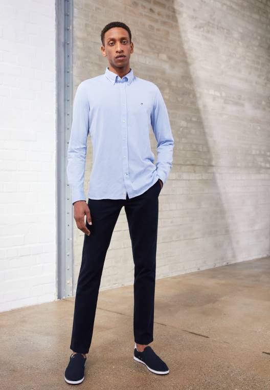 מכנסי צ'ינו חלת דבש bleecker NX204497 שמיים מדבריים Tommy Hilfiger