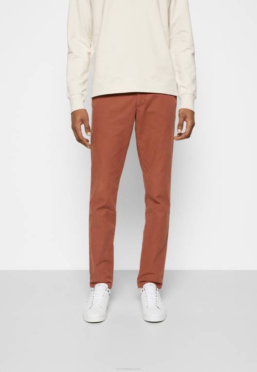מכנסי צ'ינו חלת דבש bleecker NX204755 אדום כהה Tommy Hilfiger