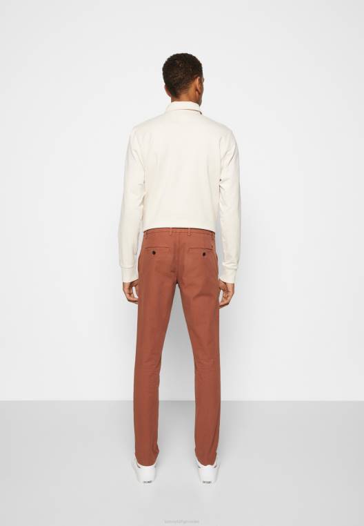 מכנסי צ'ינו חלת דבש bleecker NX204755 אדום כהה Tommy Hilfiger