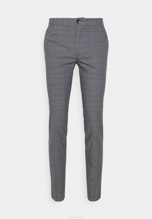 bleecker chinos אלסטי pow check NX208713 אברש אפור בהיר Tommy Hilfiger