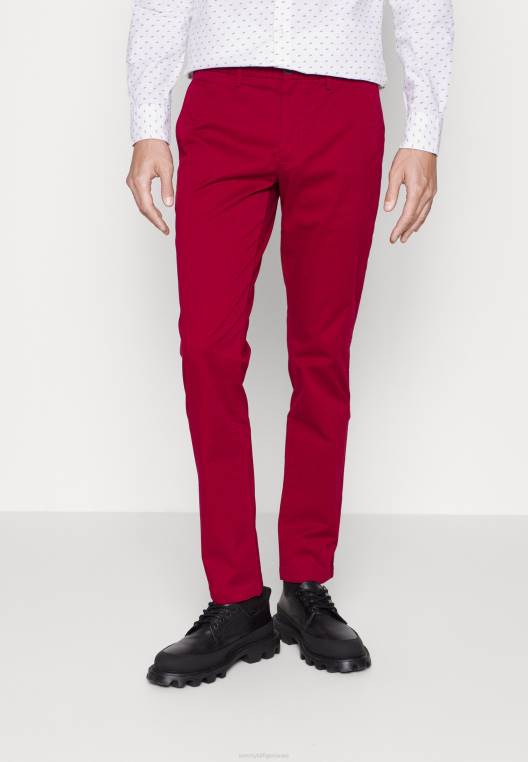bleecker slim flex chinos NX207583 סוֹמֶק Tommy Hilfiger