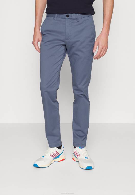 bleecker slim flex chinos NX207629 אינדיגו דהוי Tommy Hilfiger